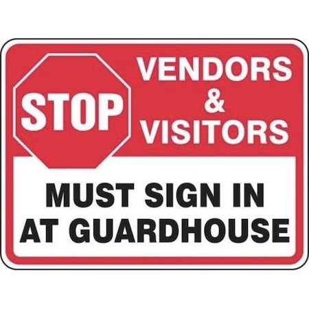 Accuform FACILITY TRAFFIC SIGN STOP  FRR289DP FRR289DP